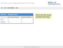 Tablet Screenshot of ebau.ch